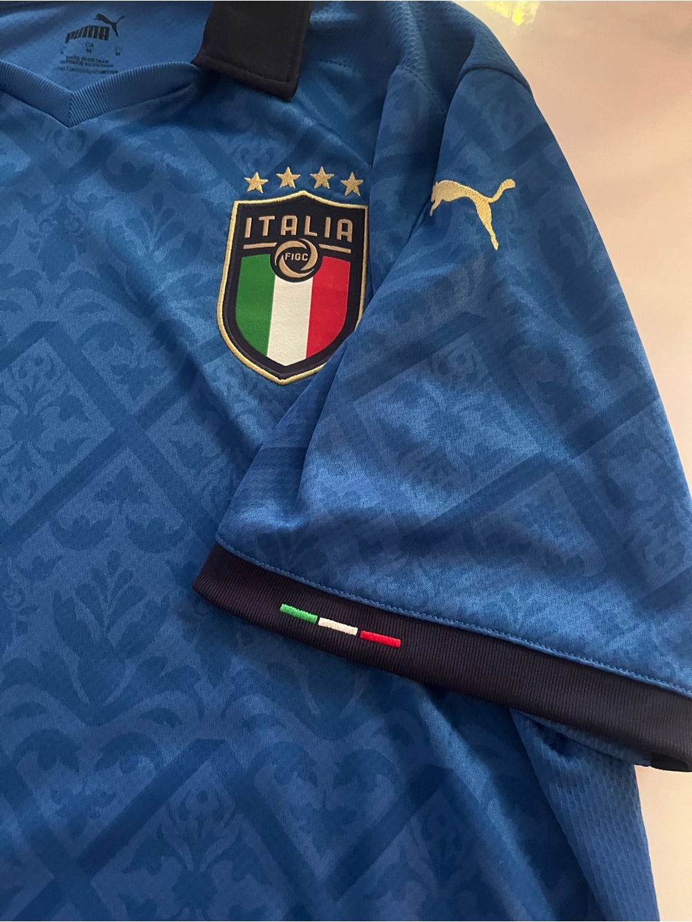 Italia 2020-21 Home soccer jersey - Picture 2 of 4